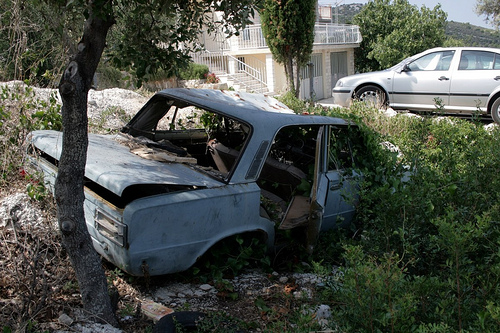 FileAbandoned Polski Fiat 125p or FSO 125p in Czech Republicjpg