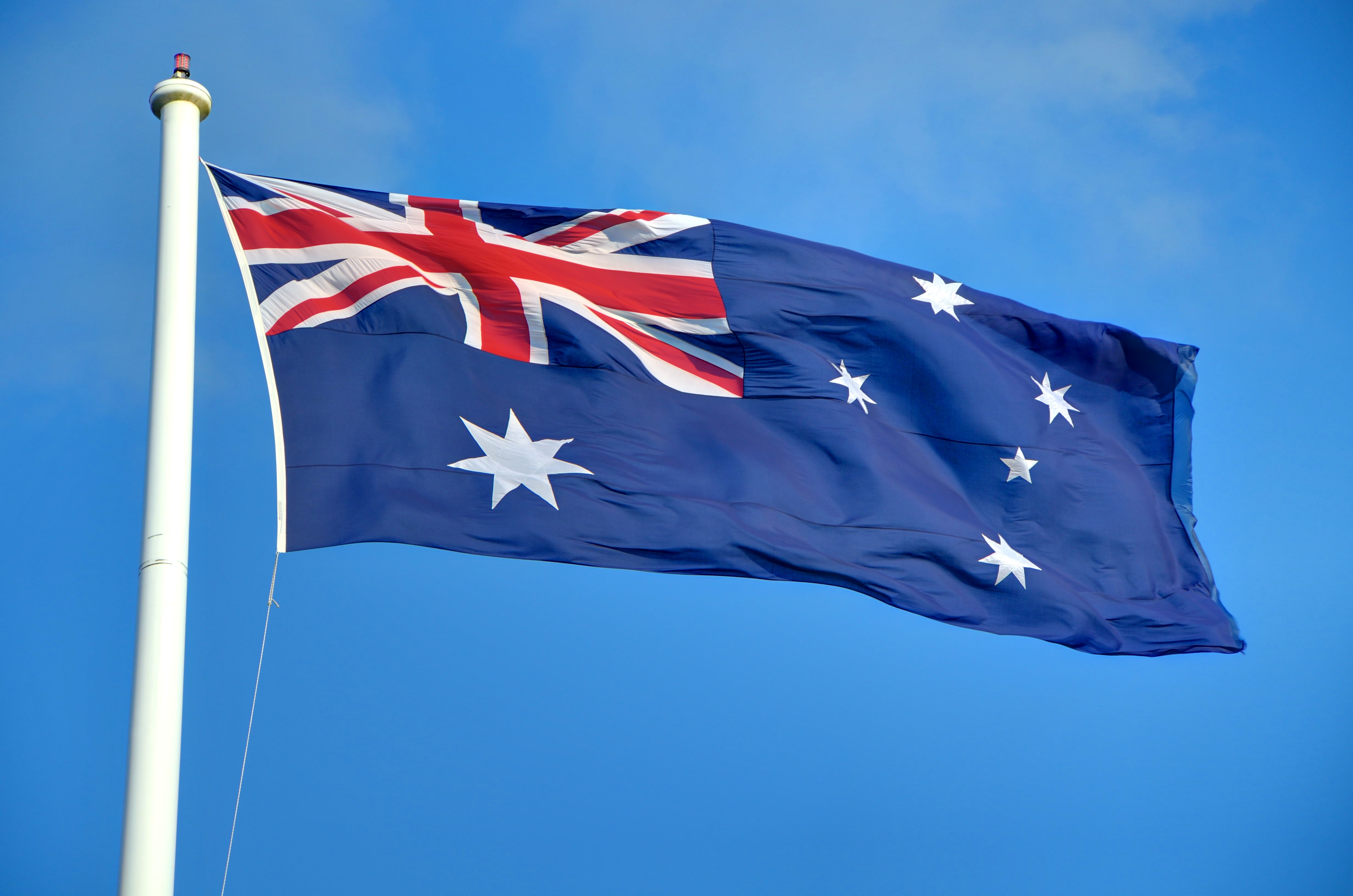 Australian Flag from wikimedia