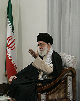 English: TEHRAN. With Ayatollah Sayed Ali Kham...