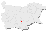 Position of Parvomay in Bulgaria