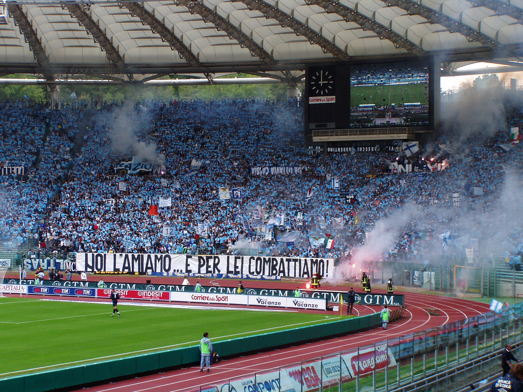 Lazio spelar på Stadio Olimpico; foto: Andrew