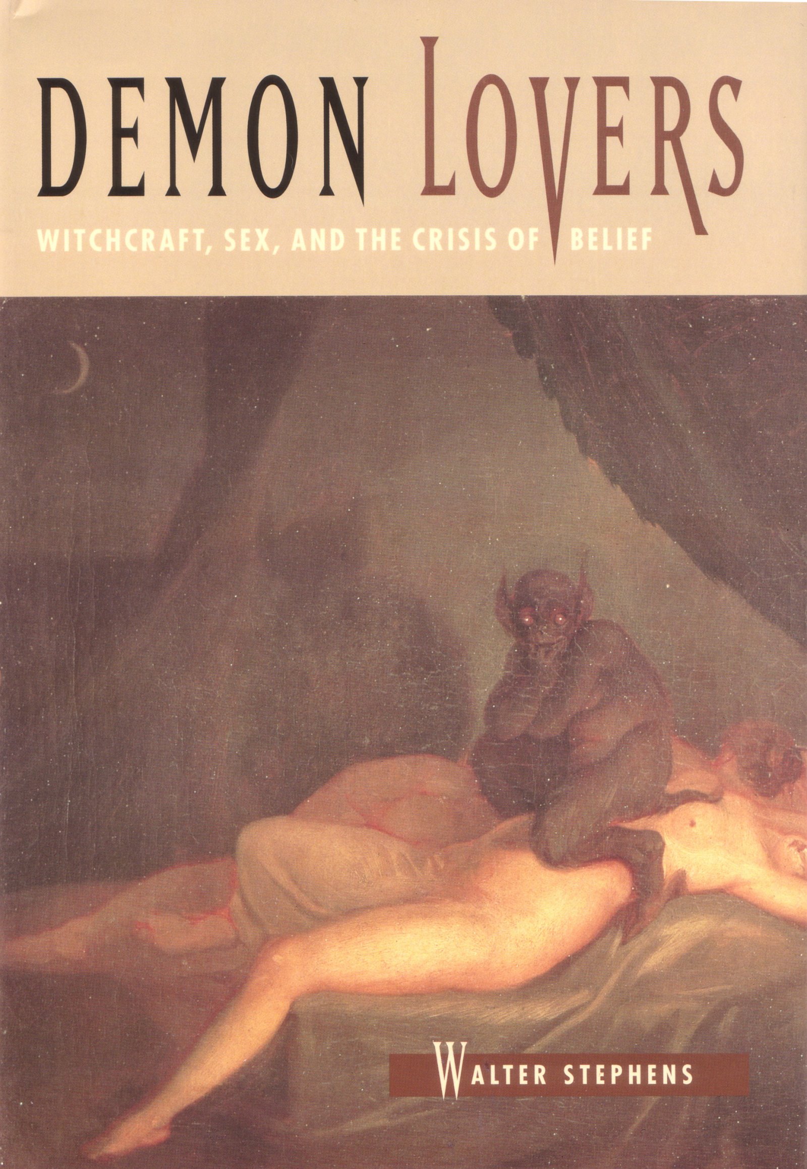 Cover des Buches Demon Lovers, Bild von Nicolai Abildgaard (Nightmare), Public Domain