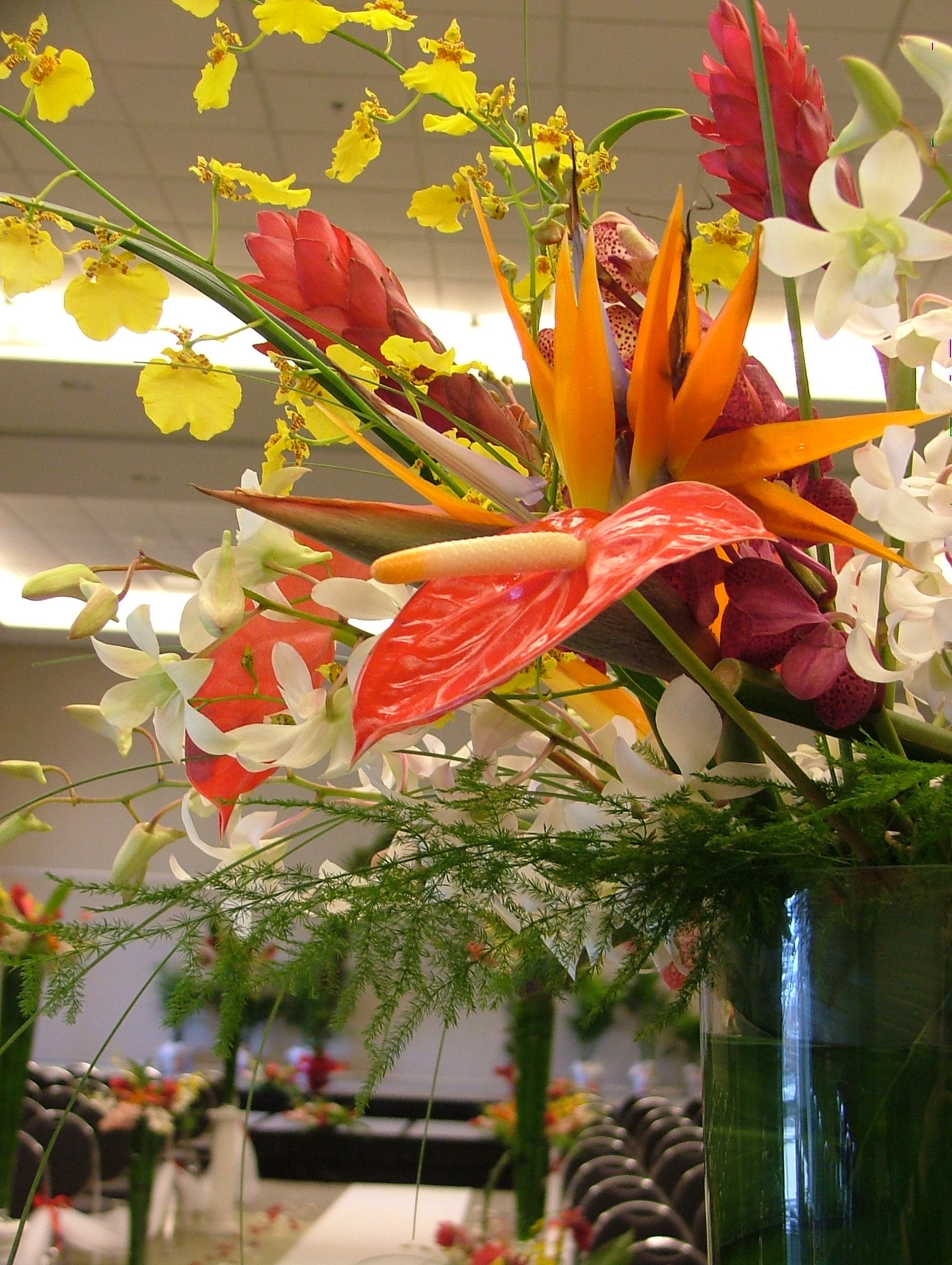 File:Tropical flower arrangement wedding.jpg - Wikimedia Commons