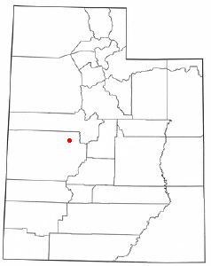 Location of Delta, Utah
