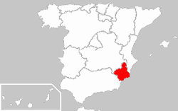 Image:Locator map of Murcia.png