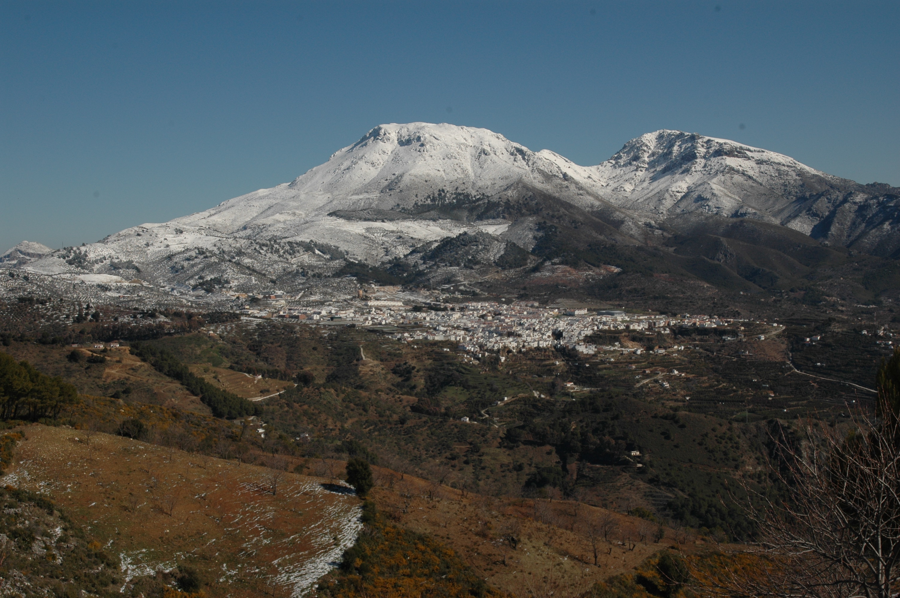 Panorámica de la Sierra de las Nieves