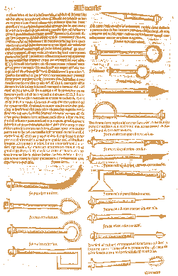 Gambaran peralatan pembedahan yang digunakan oleh Abu al-Qasim Al-Zahrawi.