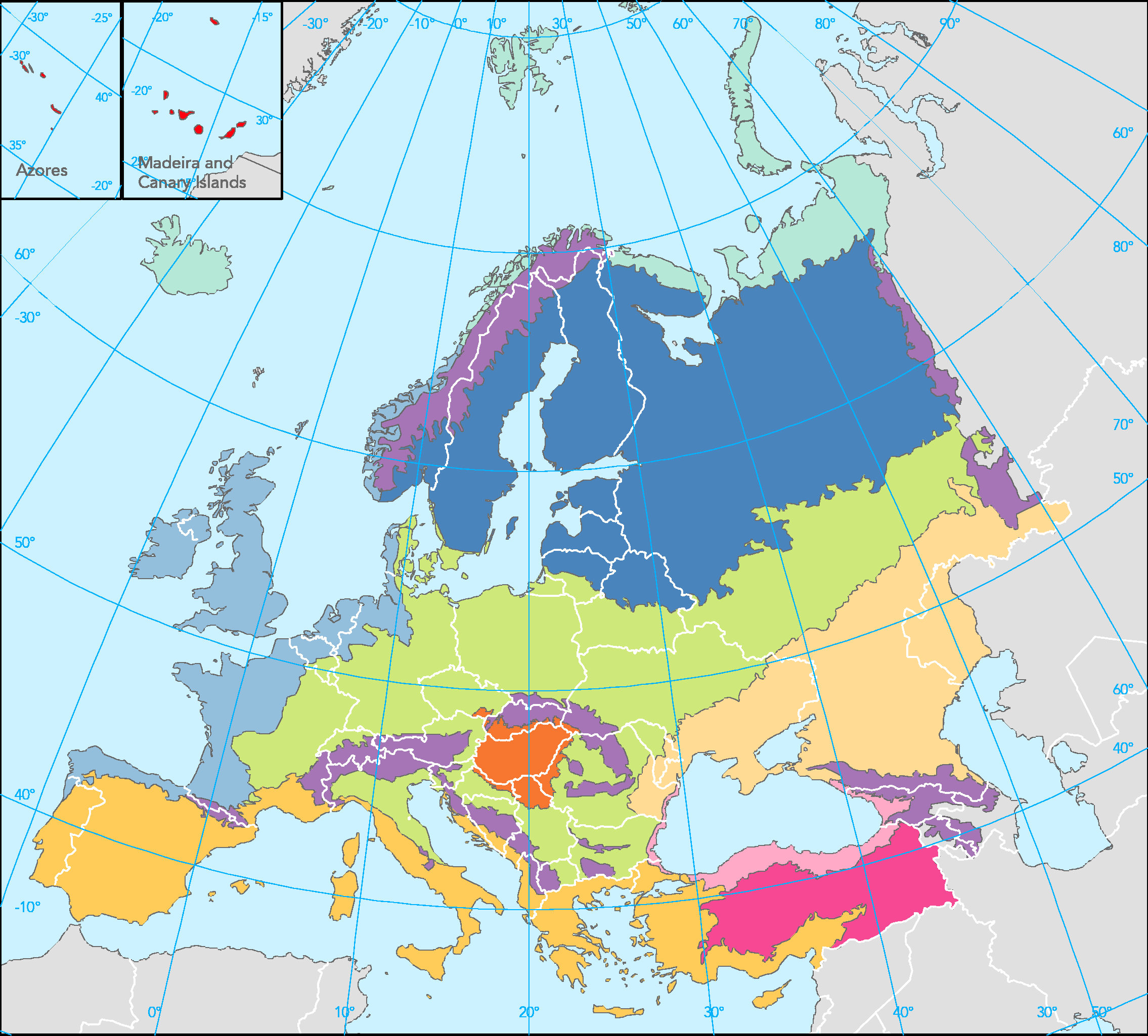 Map Of Europe 2050