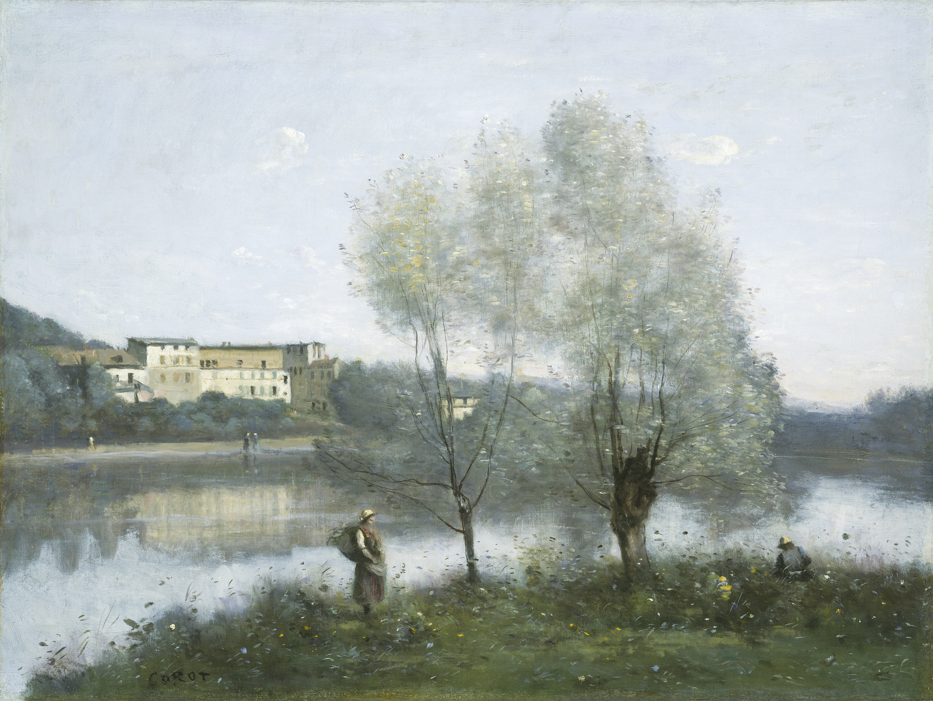 Corot - Les Etangs de Ville d'Avray, vers 1867