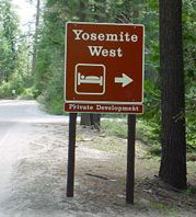 Ingresso a Yosemite West dalla Highway 41