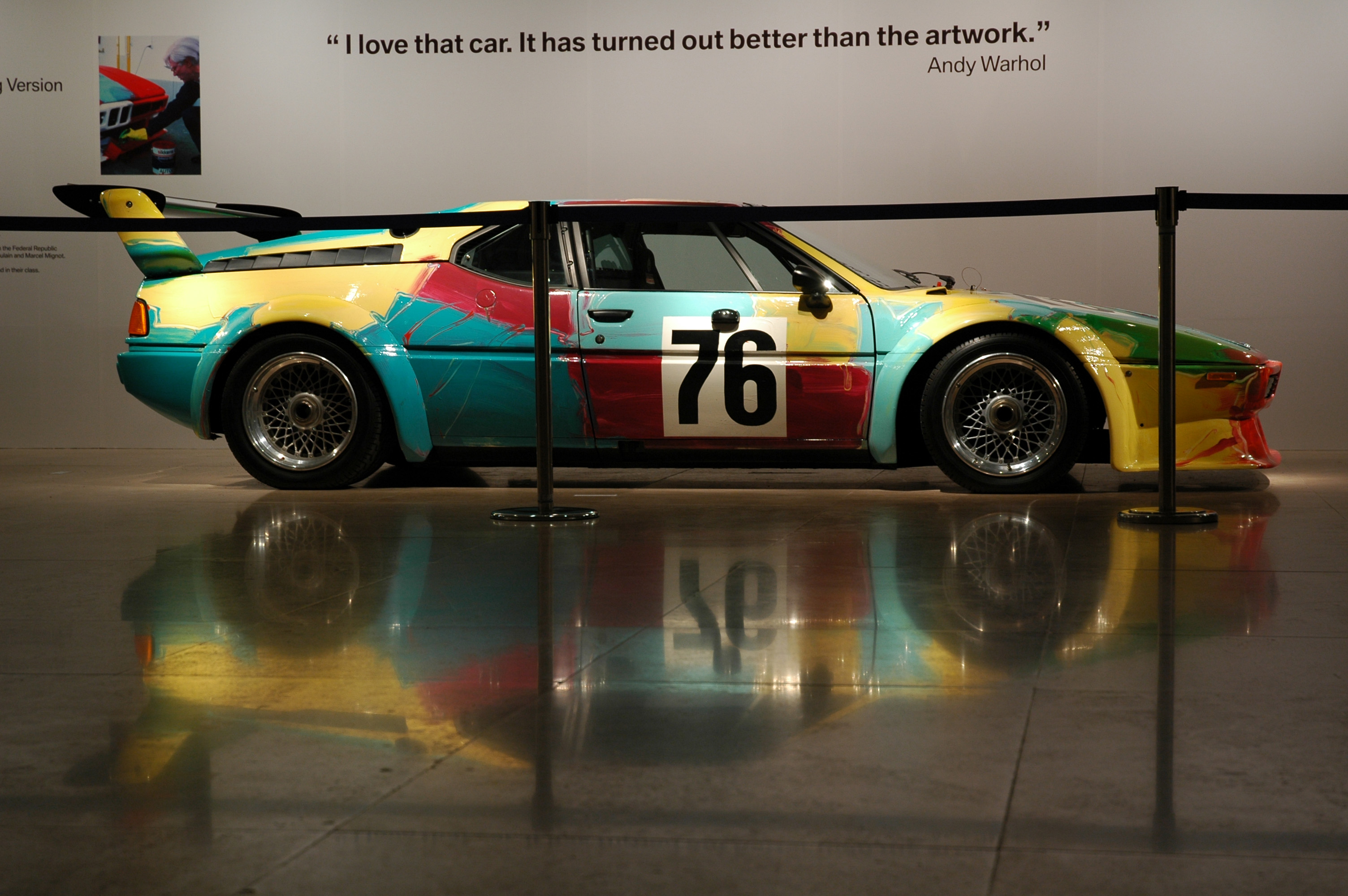 File:BMW M1 Art Car.jpg  Wikimedia Commons