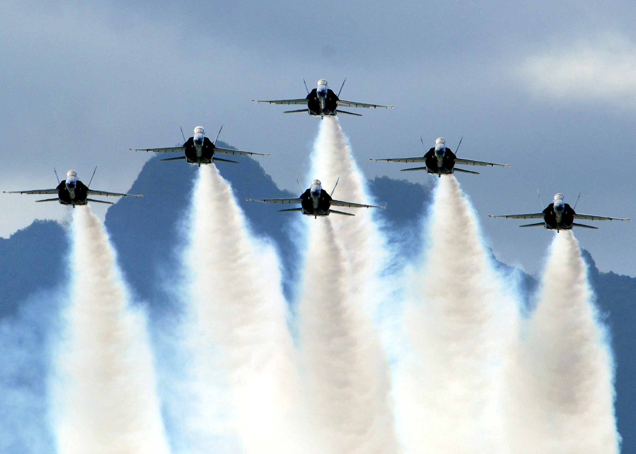 blue angles portrait