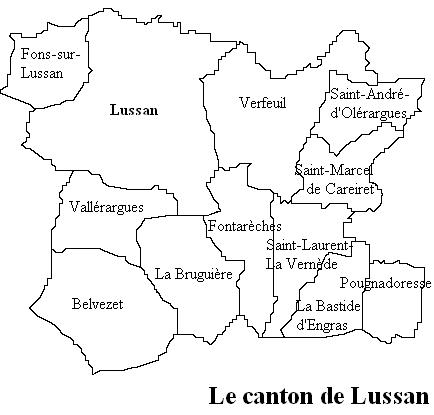 El cantó de Lussan