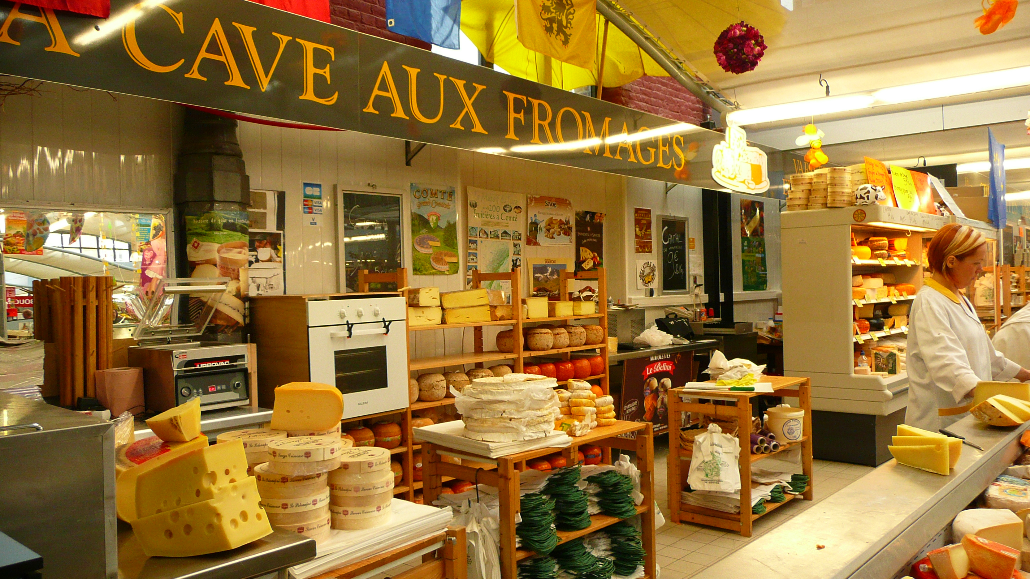 Cheese shop in Lille, France