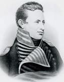 Engraving of Zebulon Pike, who led a U.S. expe...