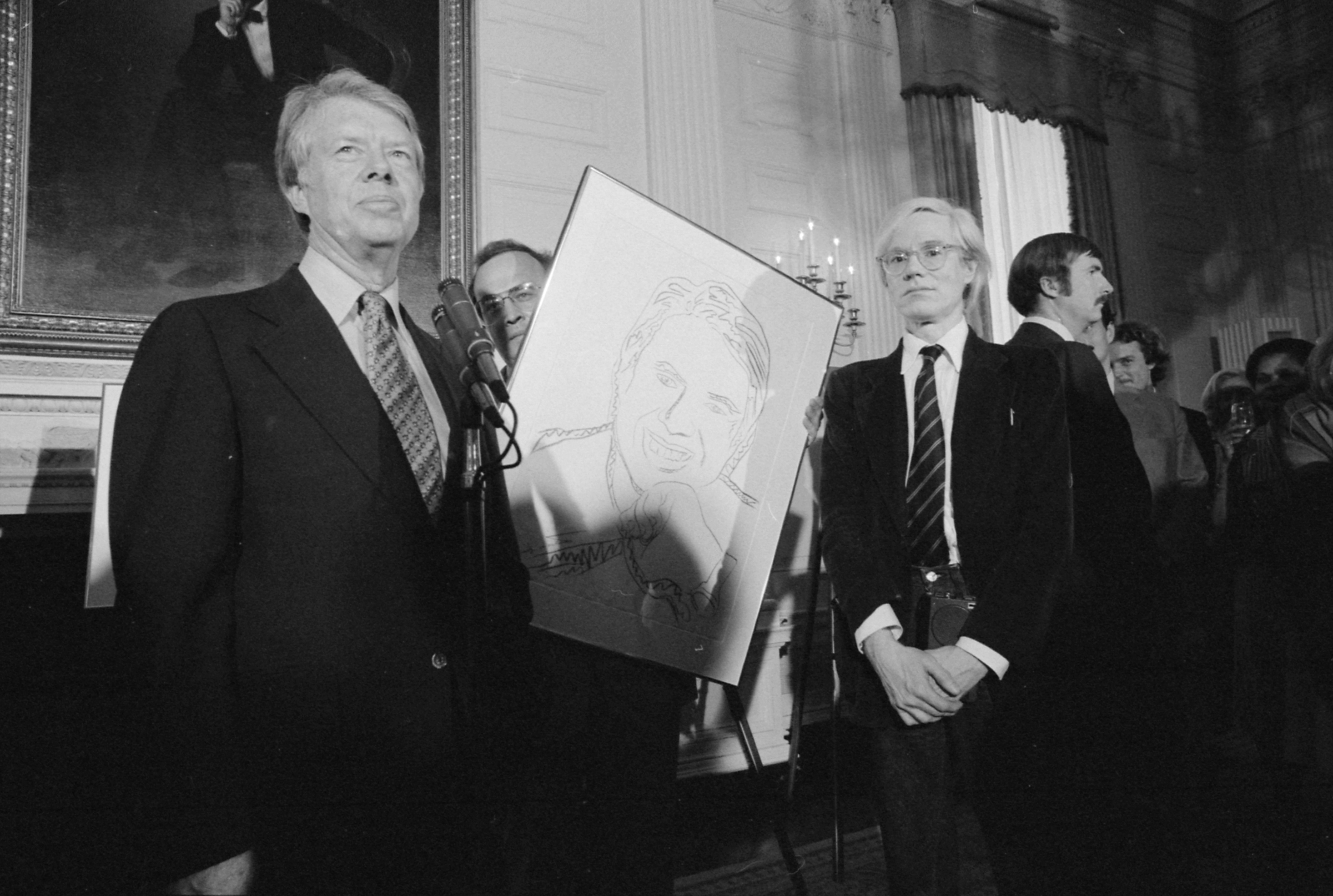 FileJimmy Carter Andy Warhol 1977png No higher resolution available