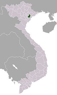 Location of Hải Dương Province