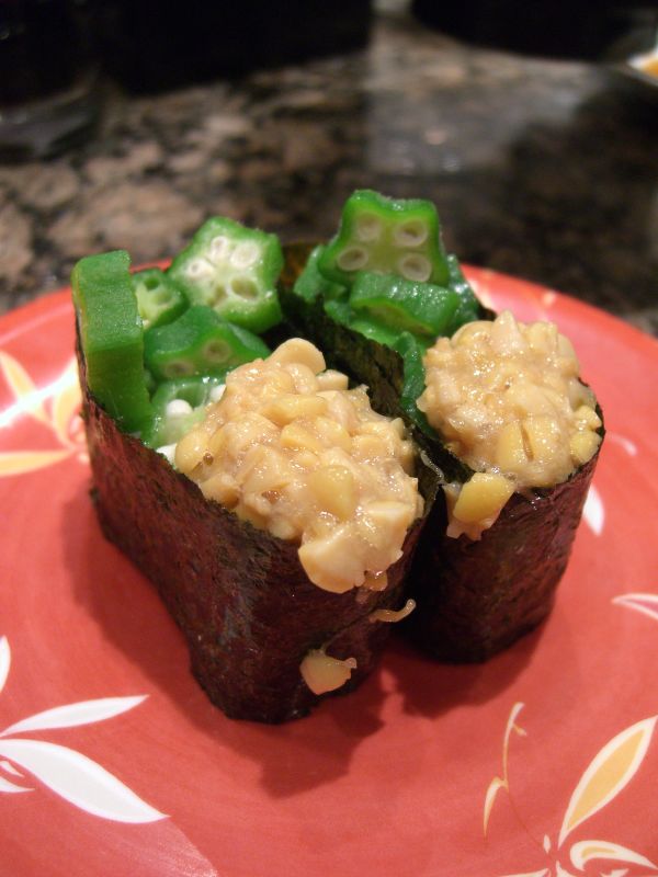 Natto & Okra Sushi