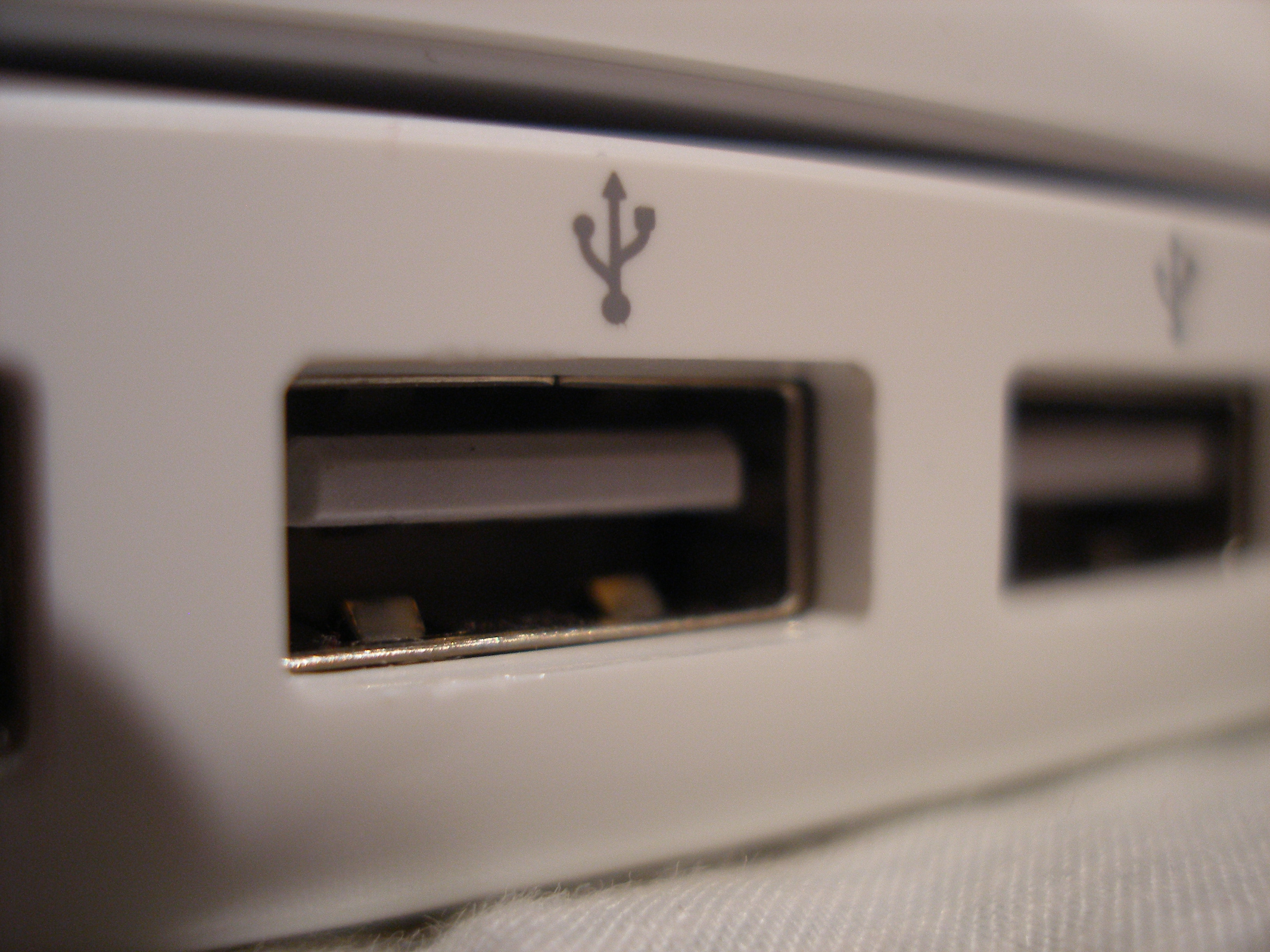 A typical USB connector.