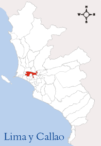 Distretto di Lima - Localizzazione