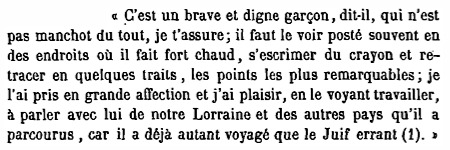 Citation d'une lettre de Jean Thiriot.