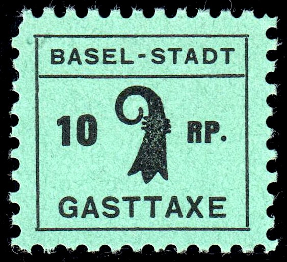 File:Switzerland Basel 1942 Tourism revenue 10Rp - 1.jpg
