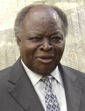 Kenyan President Mwai Kibaki at the 8th EAC su...