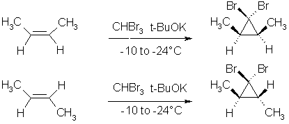 stereospecific carbene reaction