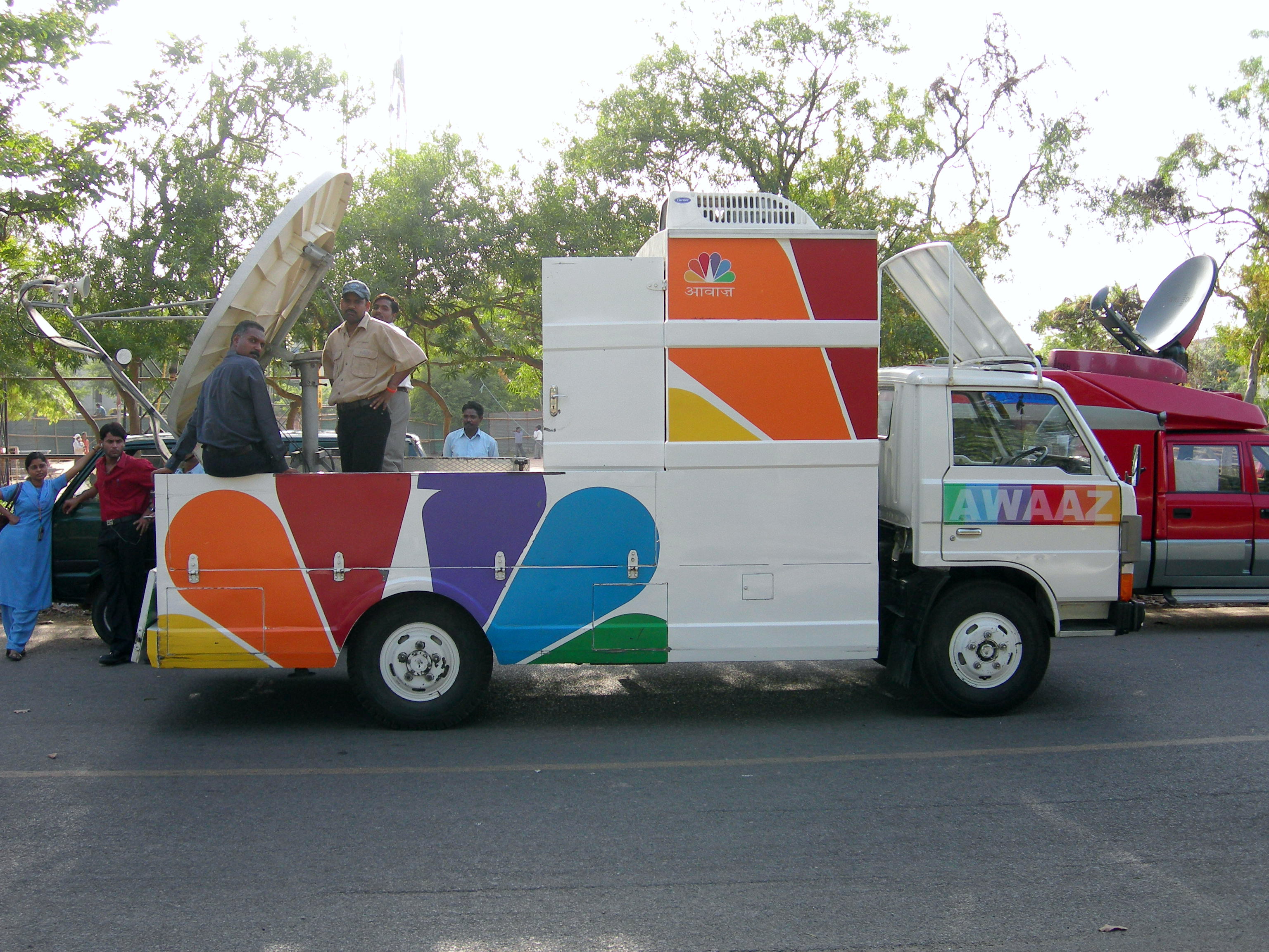 cnbc awaaz news van