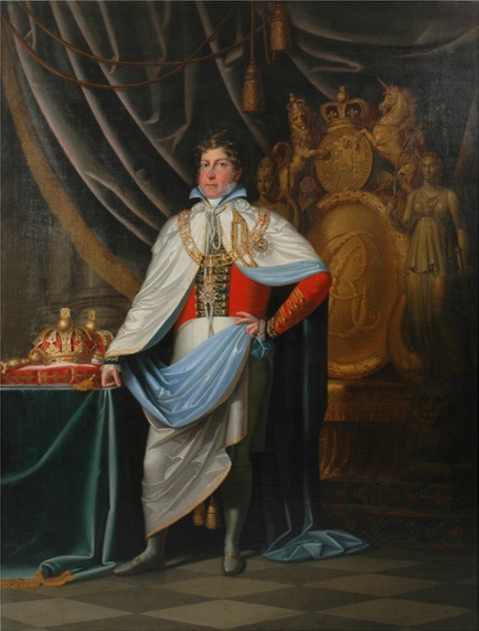 George IV as Knight of Hanoverian Guelphic Order
