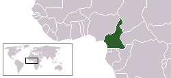 Location of Camerun