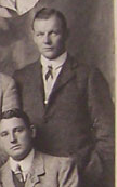 Robert C Stevenson with the British Isles team in 1910