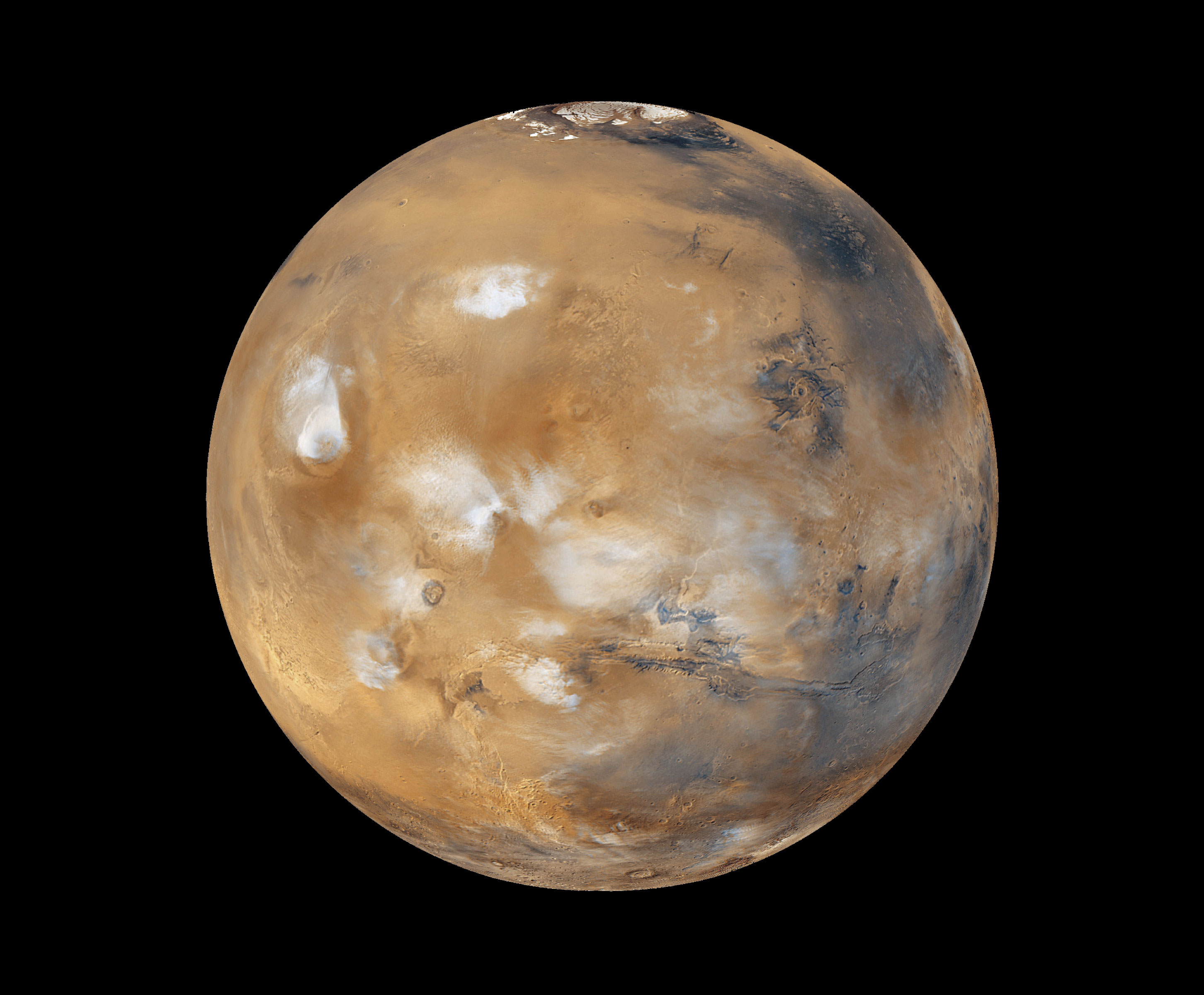 Mars from space
