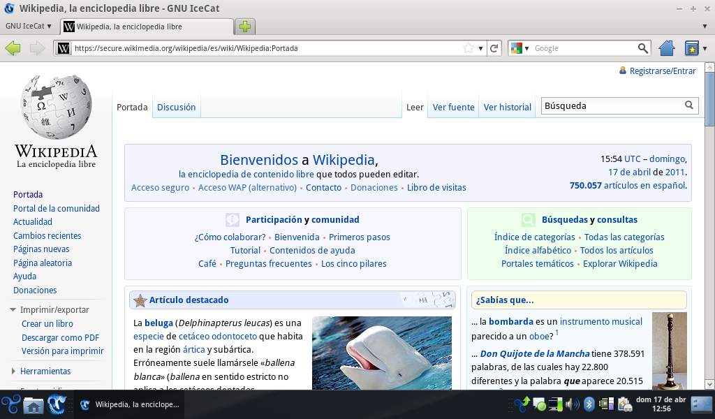 Screenshot IceCat 4.0 von commons.wikimedia.org