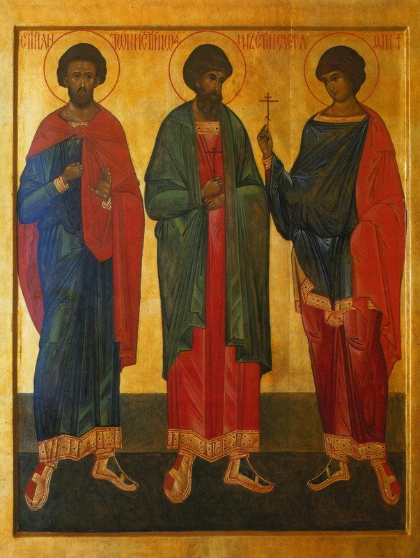 Martyrene av Vilnius, middelaldersk ikon