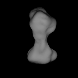 Računarski model izgleda asteroida 216 Kleopatra