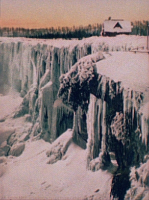 Frozen Horseshoe Falls from Canadian side