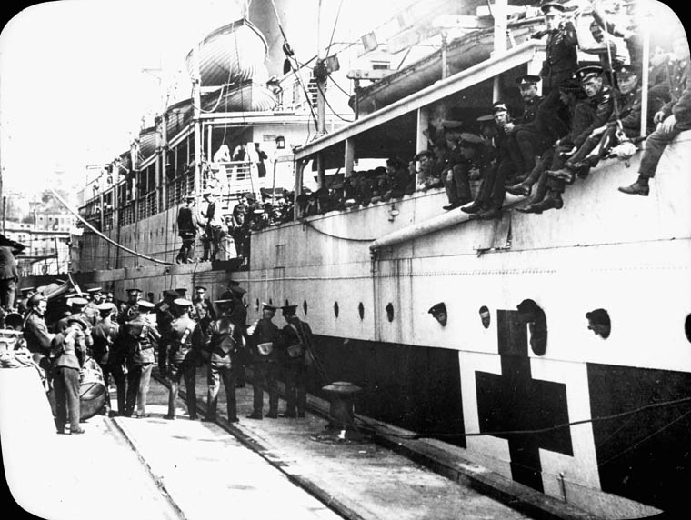 Hospital ship HMCS Laetitia in WW1