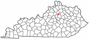 Location in the Commonwealth of Kentucky