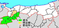 Lokasi Hino di Prefektur Tottori