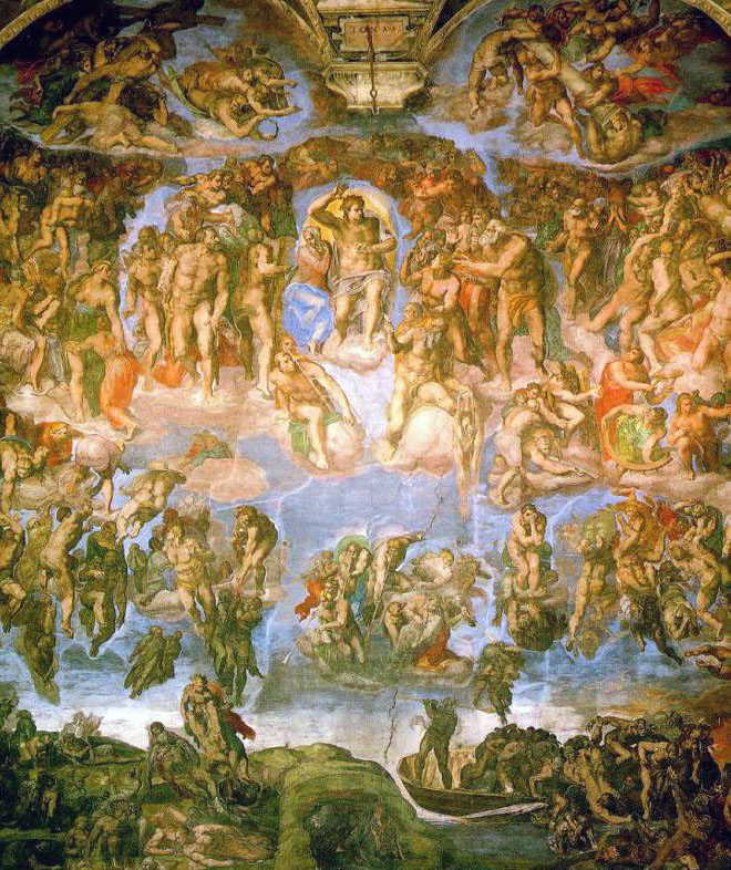 http://upload.wikimedia.org/wikipedia/commons/8/8e/Michelangelo_-_Fresco_of_the_Last_Judgement.jpg
