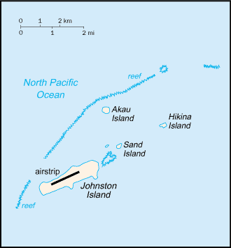 Mapa Johnstonova atolu