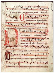 Jistebnice hymn book, a Czech hand-written hymnbook from around 1430 Kancional Jistebnicky.jpg