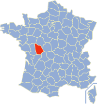 Poziția regiunii Vienne
