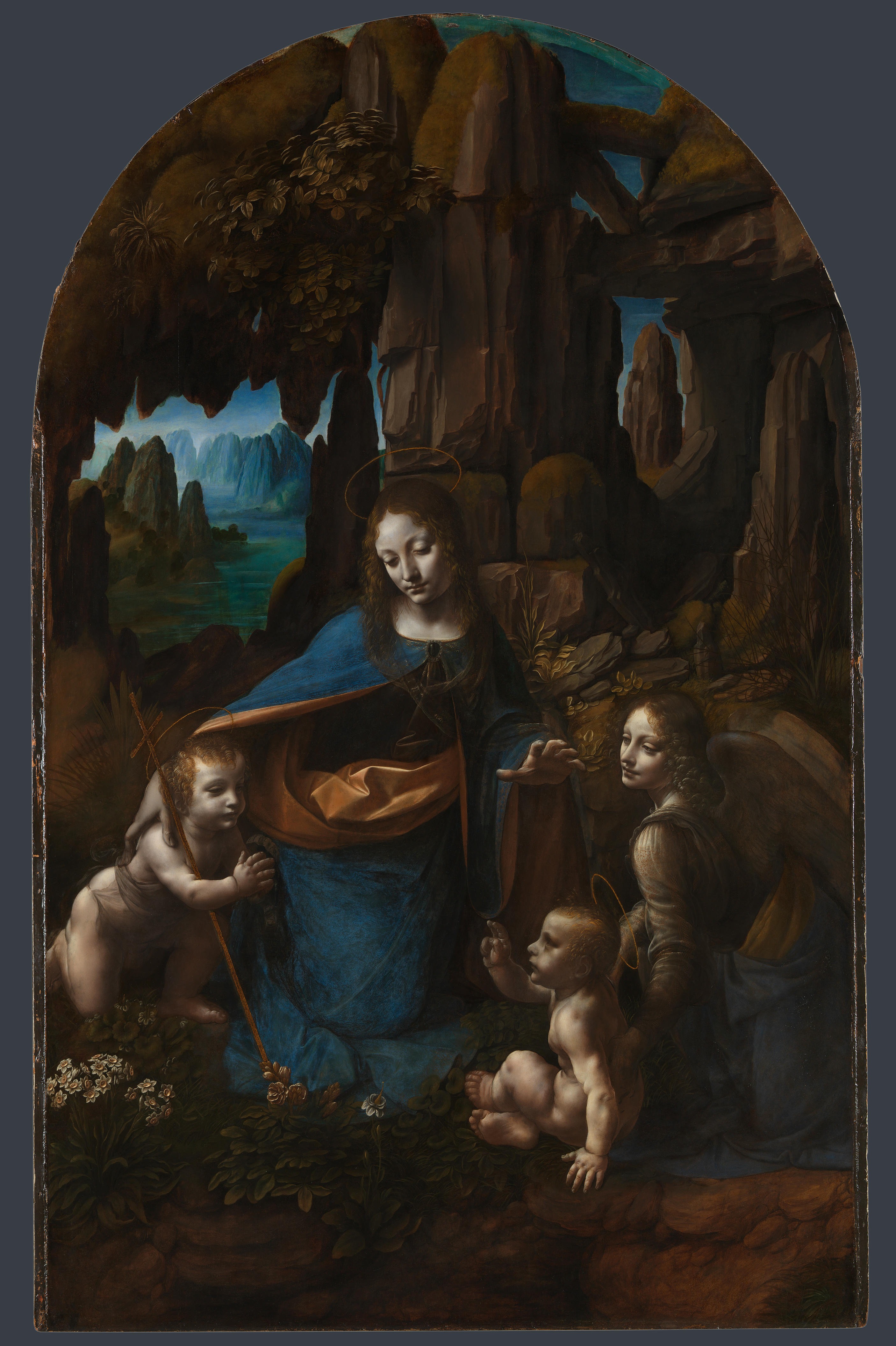 File:Leonardo da Vinci - Virgin of the Rocks (National Gallery London)  02.jpg - Wikimedia Commons