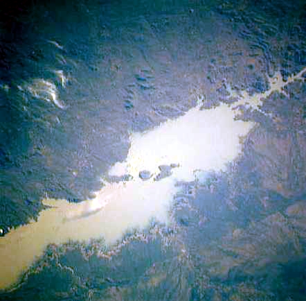 NASA photo of the albufeira