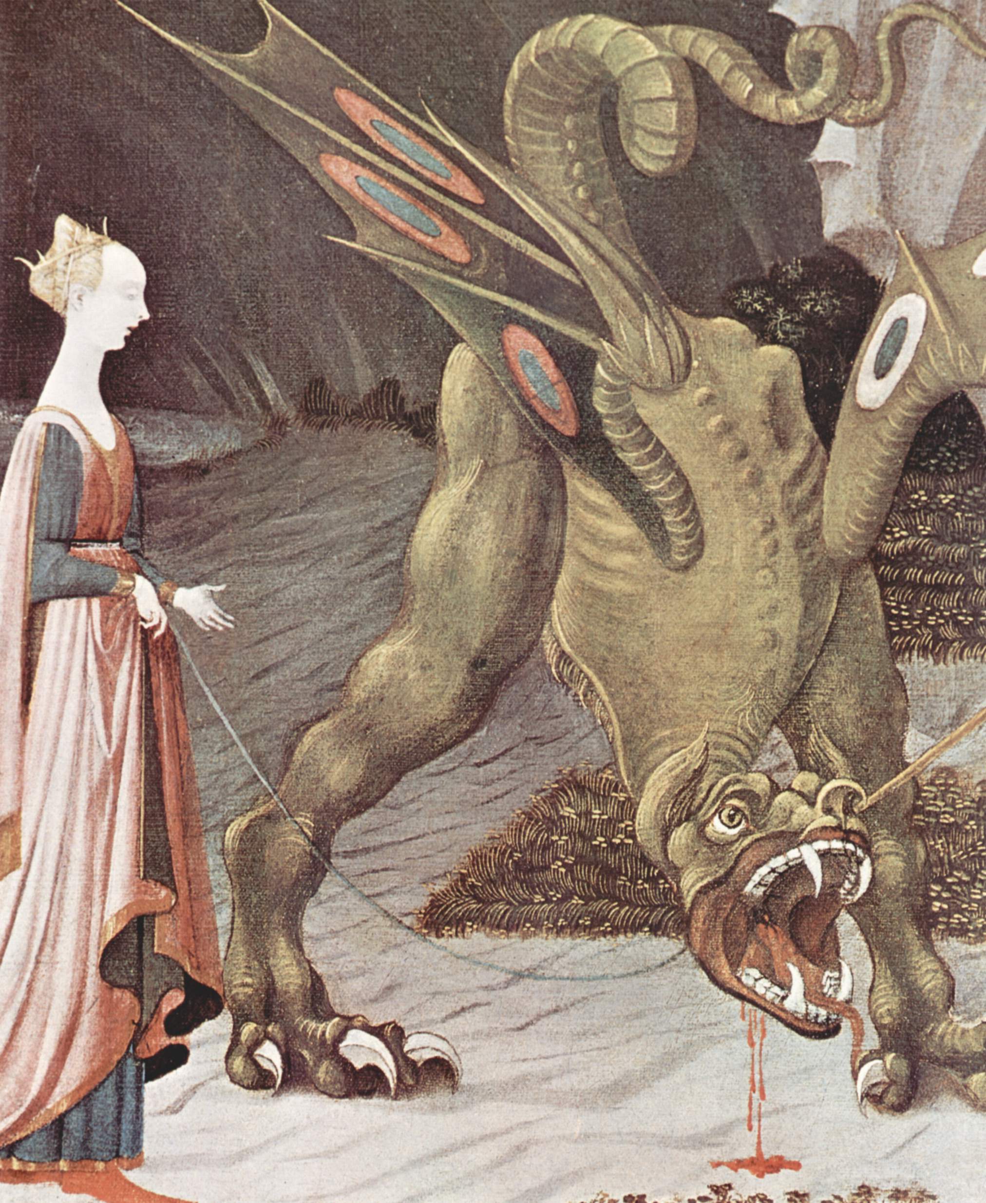 Detail from Paolo Uccello's St George and the Dragon