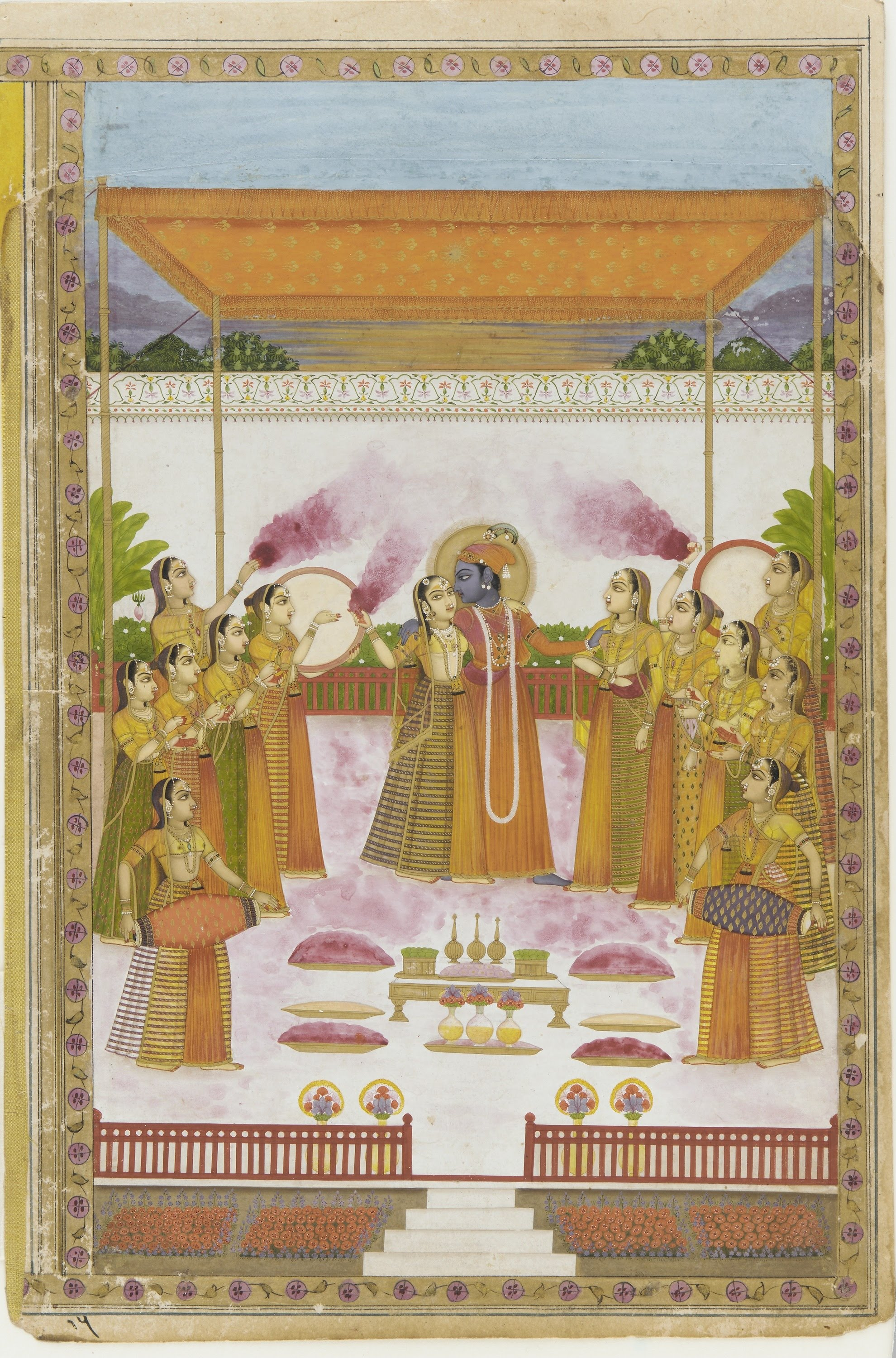 Radha and Gopis