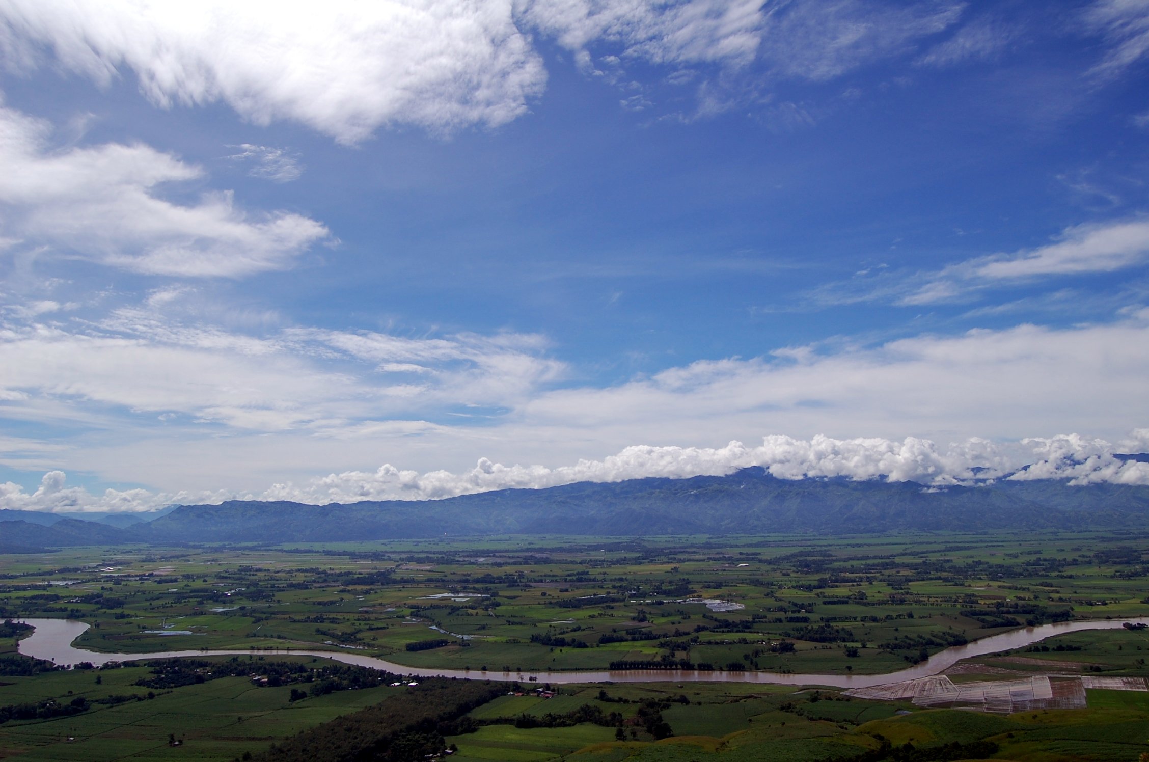 pulangi river view from valencia city bukidnon philippines