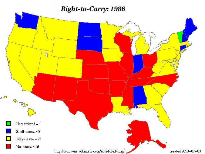 Concealed Carry Map